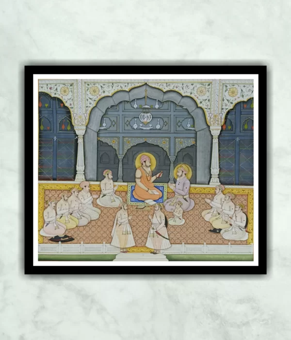 Mughal Court Miniature Painting