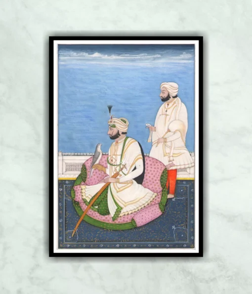 Punjab Sikh Portrait School Miniature Painting