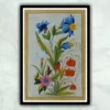 Exotic Mughal Flowers Miniature Painting