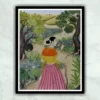 Shakuntala in Kangda Style Miniature Painting