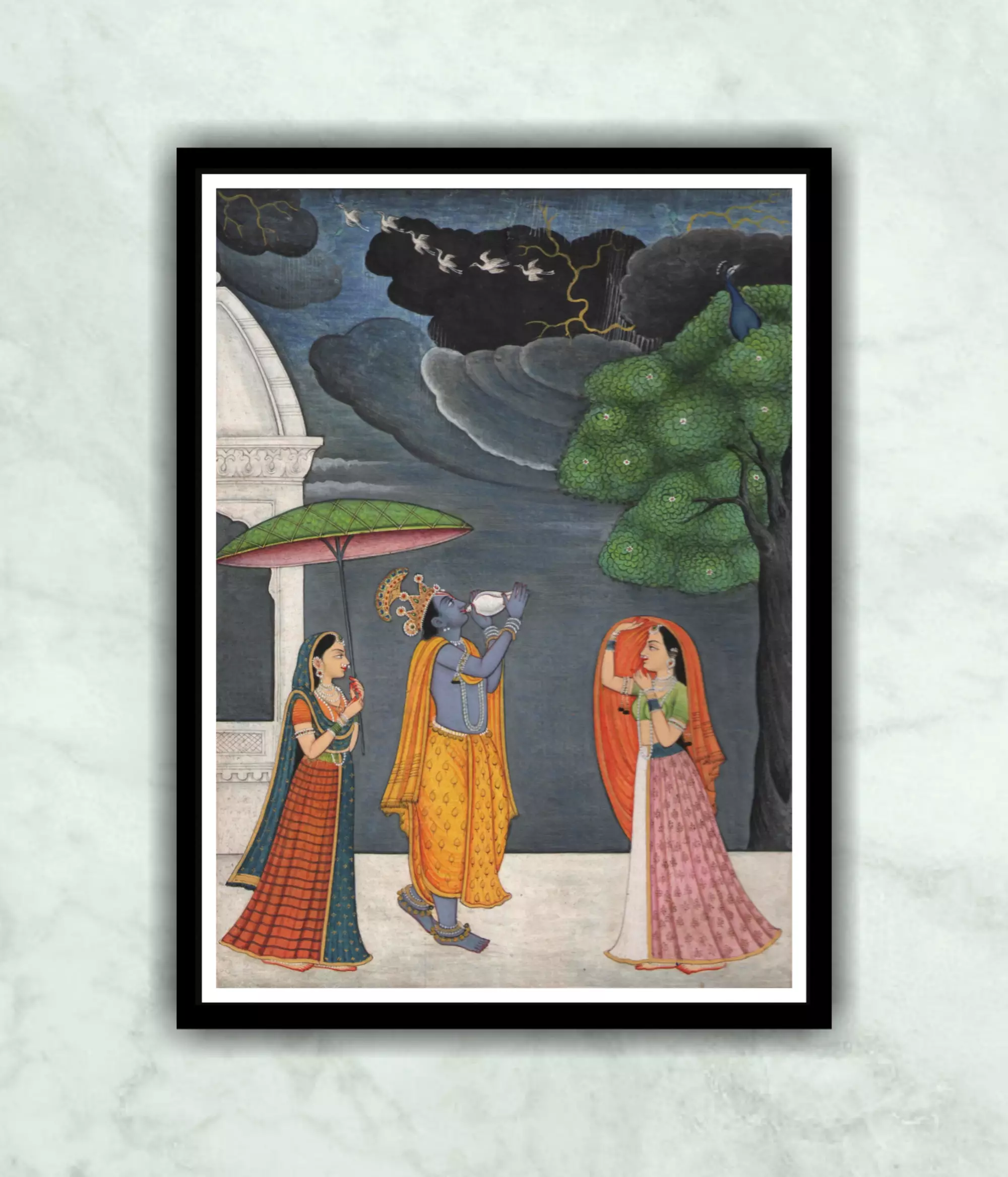 Buy Creative Radha Krishna Painting Online Artwale