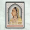 Portrait of A Young Mughal Lady Miniature Painting