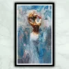 Half Naked Lady Stunning Abstract Painting
