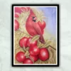 Red Bird Watercolor Painting