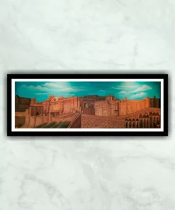 Beautiful Fort Acrylic Color Contemporary Art