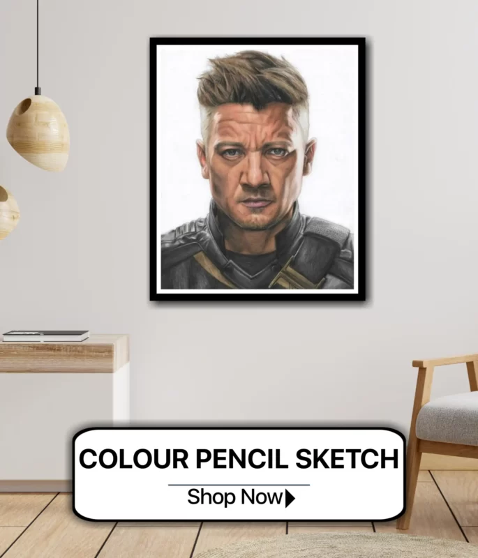 Color Pencil Sketch Portrait