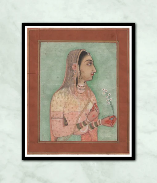 Mughal Lady Miniature Painting