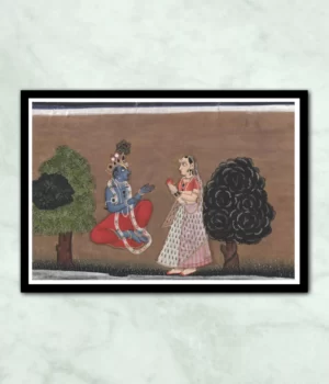 Beautiful Radha Krishna Painting