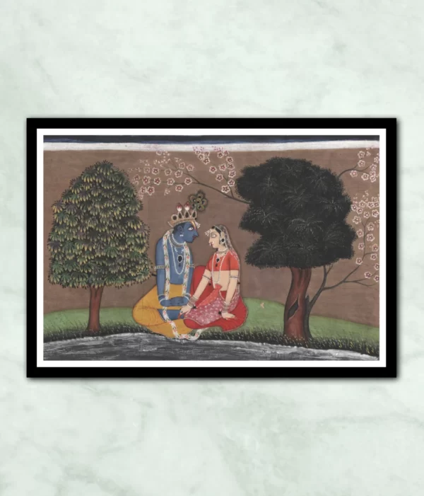 Radha & Krishna Painting