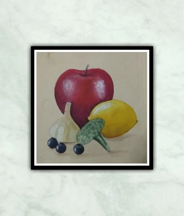 Fruits Indian Miniature Painting