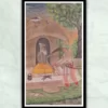 Bahadur Shah With Sufi Sant Miniature Painting
