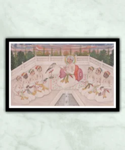 Mughal Darbar Miniature Painting