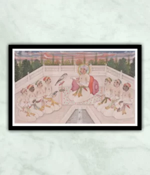 Mughal Darbar Miniature Painting