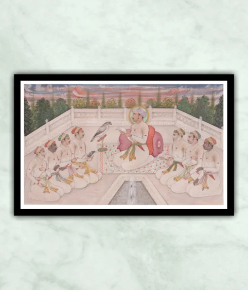 Mughal Darbar Miniature Painting