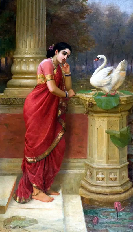 raja-Ravi-Varma-Princess-Hamsa-Damayanti